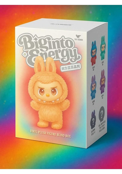 Labubu The Monsters Big Into Energy Serisi Sürpriz Tekli Kutu, Koleksiyonluk Peluş Anahtarlık Çok Renkli