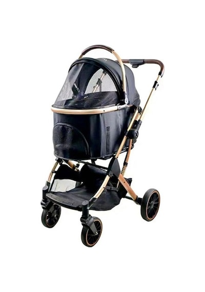 Royalist Bc2-g Katlanabilir Kedi Köpek Arabası Siyah 75x48x102 Cm 294-57005.01
