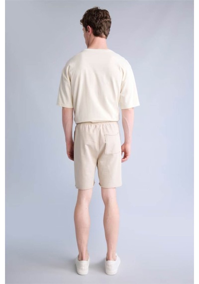 Defacto Baggy Fıt Esnek Belli Cepli Şort H7787ax26hsbg760 Bej-bg760