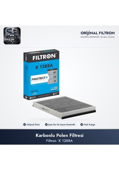 Filtron K1288a Polen Filtresi - Crafter / Mercedes Sprinter 06+ Karbonlu