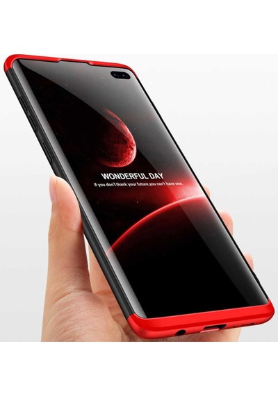 Teknomoda Samsung Galaxy Uyumlu S10 Plus Kilif 360 Korumali 3 Parça Ays Kapak 434655313
