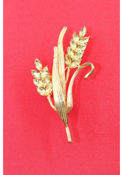 Buğday Başağı Broş. Altın Buğday Başağı Broş. Yaka İğnesi Broş. Kadın Broş. Erkek Broş. Broş. Unisex Gold