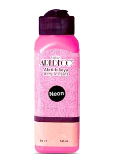 Artdeco Akrilik Boya 140 Ml Neon Pembe - 4 Adet Diğer
