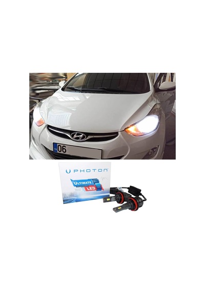 Hyundai Elantra Led Xenon Uzun Far Ampulü H7 Ultimate 9500 Lumens Yeni Seri Beyaz 2012+