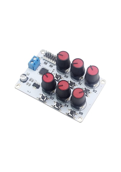 6 Kanal Potansiyometreli Servo Motor Kontrol Kartı