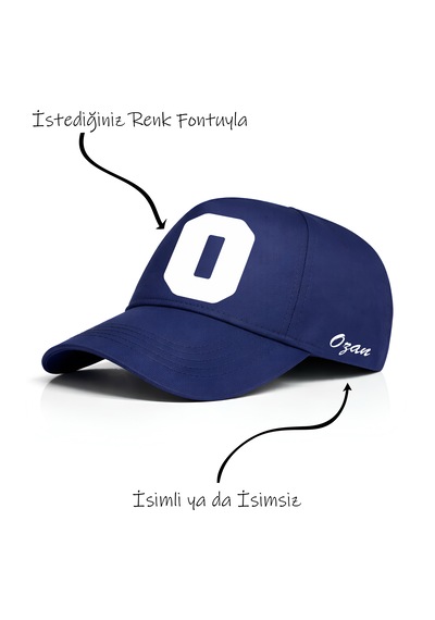 Ogc O Harfi Unisex Şapka Lacivert