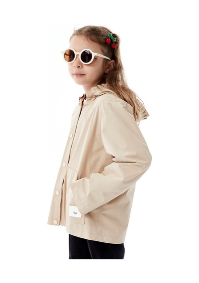 Benitto Kids Kız Çocuk Mevsimlik Yağmurluk Ceket 51360 Kahve