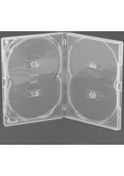 Boş Dvd Kutusu 4'Lü 2 Ad (4 Disk'Li Amaray Marka Şeffaf 22Mm)