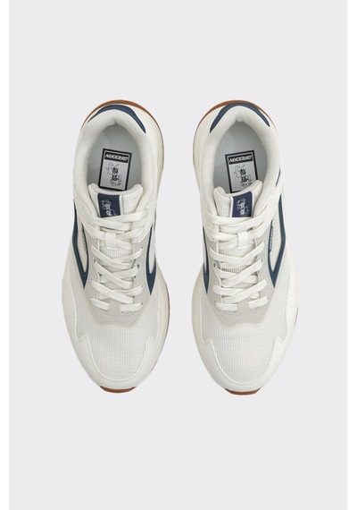 Derinet Humtto Bağcıklı Erkek Sneaker Bej Mavi Bej Mavi