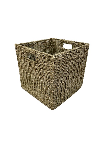 Koçtaş Seagrass Katlanabilir Sepet 30 x 30 x 30 Cm Bej