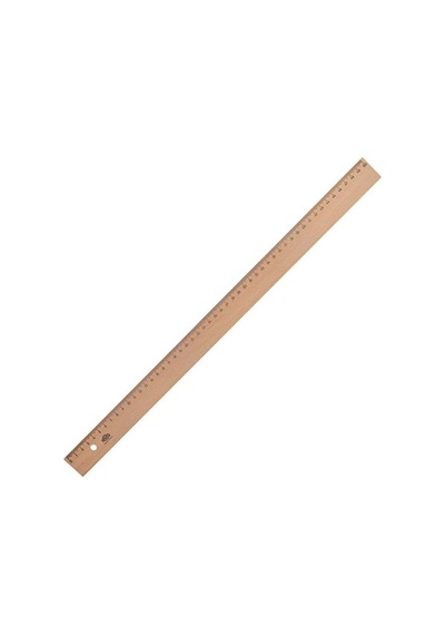 Hatas Tahta Cetvel 50 Cm 2 Adet Şeffaf
