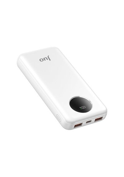 10000mah 22.5w Dijital Led Ekranlı Taşınabilir Hızlı Şarj Cihazı Powerbank Beyaz