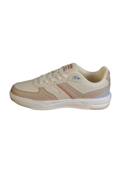 Kinetix Kadın Beyaz Krem Comfort Rahat Taban Sneaker Spor Ayakkabı 001