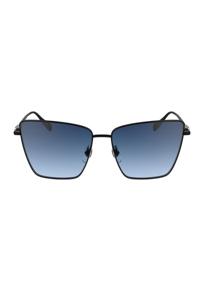 Longchamp Lo172s 001 58 Kadın Siyah Metal Güneş Gözlüğü