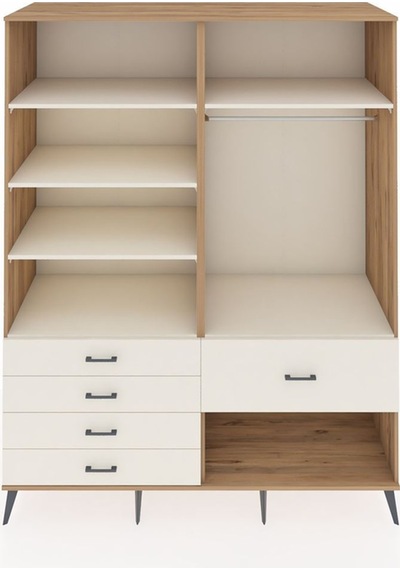 Kronos Gardrop 6 Raflı 5 Çekmeceli Tek Askılı 176x59x221 Çam-aytaşı Aytaşı Kronos Gardrop 6 Raflı 5 Çekmeceli Tek Askılı 176x59x221 Çam-aytaşı Aytaşı