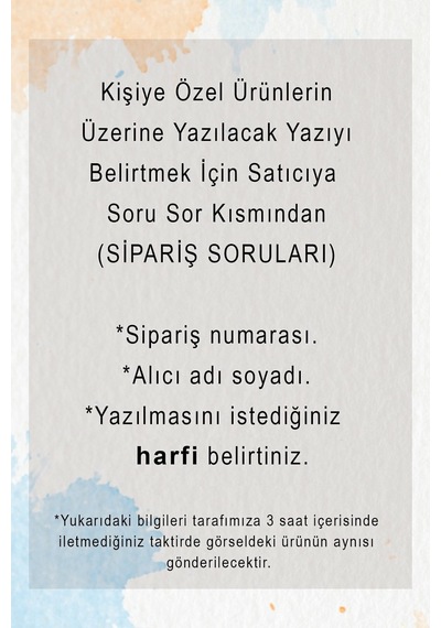 925 Ayar Gümüş Toplu Parlayan Rüya Serisi Ebruli Cam Boyalı Isimli Yatay Zülfikar Kılıcı Kolye