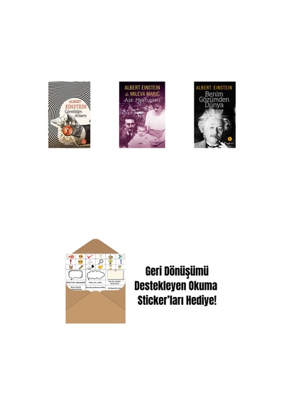 Göreliliğin Anlamı + Aşk Mektupları + Benim Gözümden Dünya + Okuma Sticker'ları