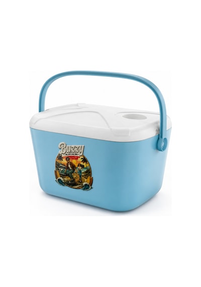 20 Lt Buzzy Retro Buzluk Termos 1179 Cooler Box -399 Açık Mavi