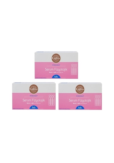 3 Adet Gifrer Serum Fizyolojik 10 Flakon 5 ML