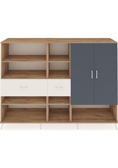 Hyperion Dolap 10 Raflı 2 Çekmeceli 2 Kapaklı 220x44x163 Çam-antr Çam-antrasit/aytaşı Hyperion Dolap 10 Raflı 2 Çekmeceli 2 Kapaklı 220x44x163 Çam-antr Çam-antrasit/aytaşı