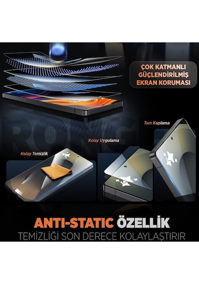 Tr Full-glass Xiaomi 15t Pro İçin Ekran Koruyucu 9h Sertlikte Anti-static Temperli Cam 15 T Pro Ekran Görüntü Ve D