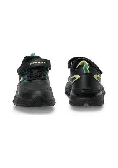 Lumberjack Sky Jr Pu Erkek Çocuk Rahat Sneaker Siyah