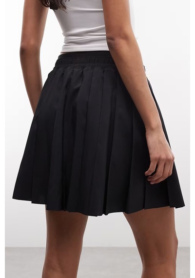 Nike Sportswear Women's Mid Rise Pleated Skirt Kadın Pileli Etek Siyah