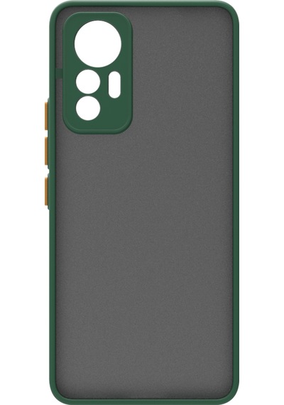 Xiaomi Mi 12 Lite Kılıf Zore Hux Düğme ve Kapak Zıt Renk Kılıf