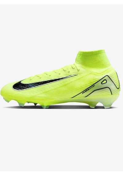 Nike Zm Superfly 10 Elite Fg Erkek Çim Zemin Kramponu Neon Yeşil