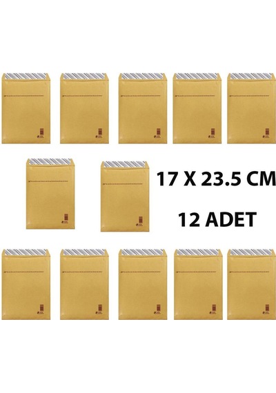 Asil Doğan Hava Kabarcıklı Zarf 3/c 17 X 23,5 Formula 95 Gr. As-9102 - 12 Adet