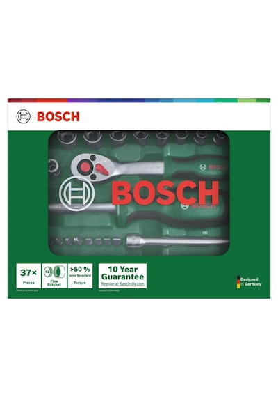 Bosch 37 Parça 1//4 Cırcır Seti 1 600 A03 9j6