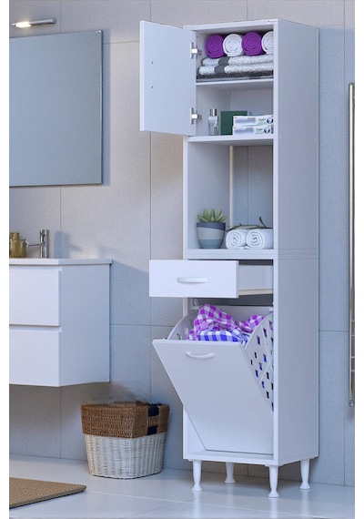 Eliusta Seris Sepetli Ve Çekmeceli Banyo Dolabı G:40 Cm Çok Amaçlı Beyaz Düzenleyici 40x173x32,5 Cm Dolap Beyaz Eliusta Seris Sepetli Ve Çekmeceli Banyo Dolabı G:40 Cm Çok Amaçlı Beyaz Düzenleyici 40x173x32,5 Cm Dolap Beyaz
