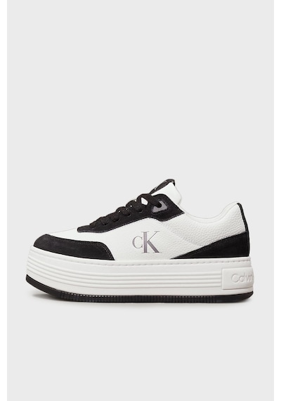 Calvin Klein Bayan Ayakkabı Yw0yw01797 01w Beyaz-siyah Beyaz-siyah Beyaz - Siyah