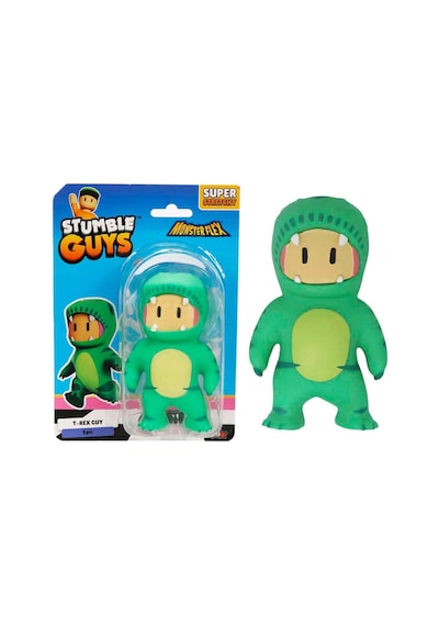 Monster Flex Stumble Guys Super Stretch Figür - T-rex Guy