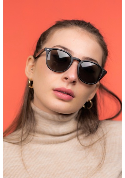Focus On TS014 Moses Matte Black Polarize Kadın Güneş Gözlüğü