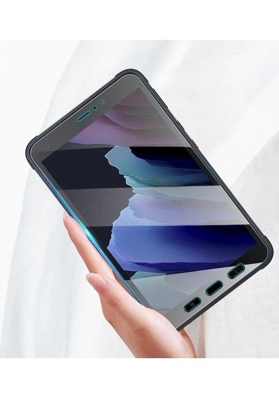 Zore Galaxy Tab Active 3 T577 Uyumlu Ata Tablet Temperli Cam Ekran Koruyucu-renksiz