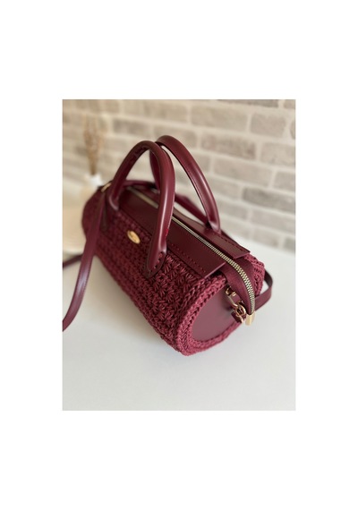 Bolca Emek Tasarım Kadın El Yapımı Çanta Bordo - 914470603 Bordo - 914470603 Bordo