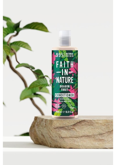 Faith in Nature %99 Doğal Canlandırıcı Ejder Meyvesi Tüm Saç Tipleri İçin Saç Bakım Kremi 400 ML