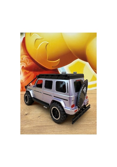 Mercedes Benz G63 G550 Model Araba Plastik Sesli Işıklı Açılan Kapılar Mercedes Brabus G550 Çok Renkli