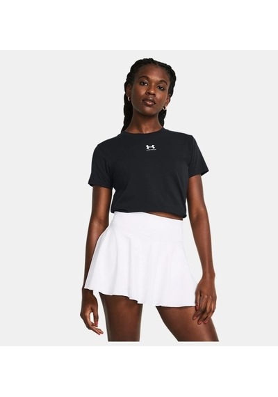 Under Armour Campus Core Kısa Kollu Kadın Tişört 1383648-001 Siyah