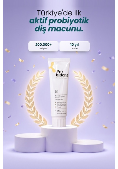 Probident Akgünlük Özütü İlaveli Probiyotik Diş Macunu 75 ML