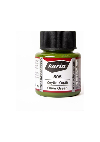 Karin Hat Mürekkebi 45ml Zeytin Yeşili 505