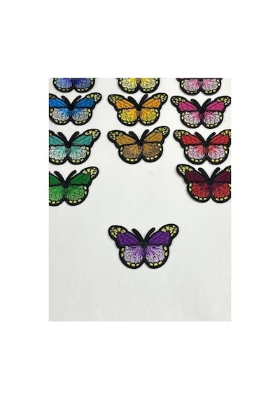 Kelebek Arma/ütü İle Yapışan Arma / 7x4 Cm /b10/, Saks