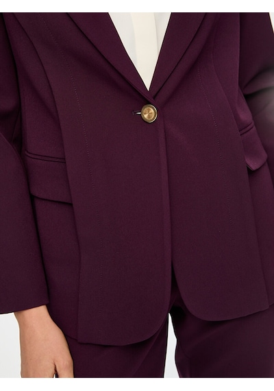 Faik Sönmez Gold Düğmeli Şık Blazer Ceket S26ckt018 Us26ckt018203 Koyu Mürdüm