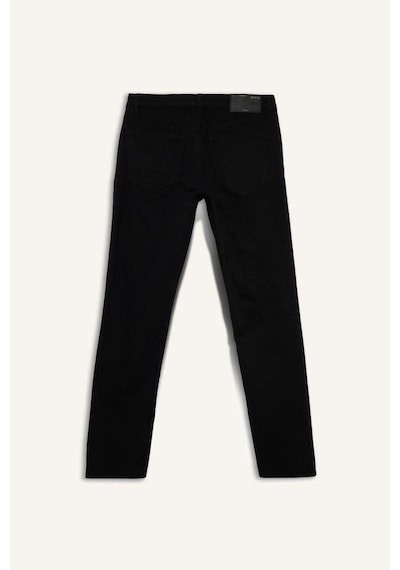 Defacto Pedro Slim Fit Dar Kalıp Normal Bel Dar Paça Jean Pantolon S2711az26spnm40 Siyah-nm40
