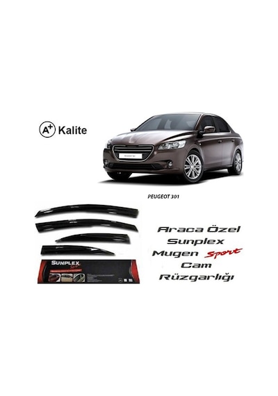Citroen Elysee Cam Rüzgarlığı Mugen Tip Sunplex