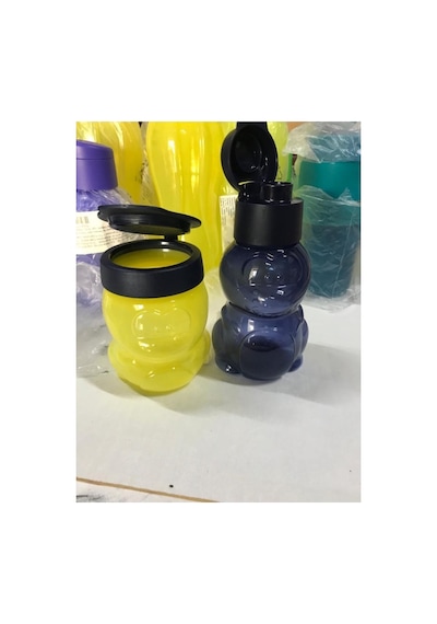 Atıştırmalık Kap 300 Ml Ve Eco Şişe Suluk Dino 350 Ml Mavi
