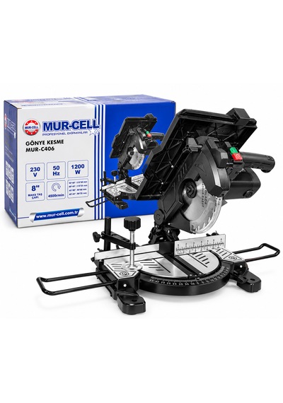Mur-cell Mur-c106 1200w 8 İnç 210 Mm Profesyonel Gönye Kesme Makinesi