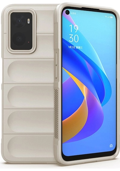 Realme 9i 4g Kılıf Optimum Silikon - Krem