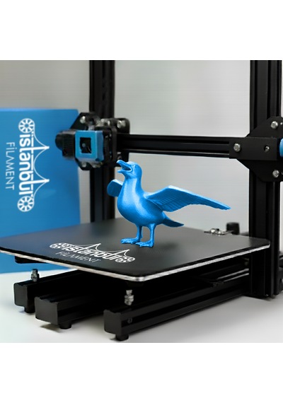 3d Baskı Pla Silk+ Mavi Parlak Filament 1 Kg Ø 1,75mm 0,05 Mm 1.75mm